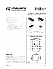 DataSheet M74HC4066 pdf